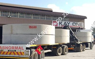 Oversized precast rings